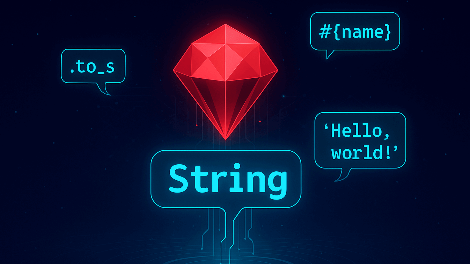 String, our first Ruby data type